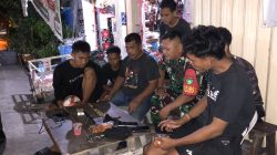 Koramil 05/Belakang Padang Gelar Nobar Piala Dunia, Perkuat Silaturahmi dan Kebersamaan Warga